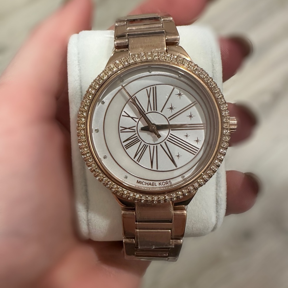 Michael Kors Sun and Moon Gold Watch